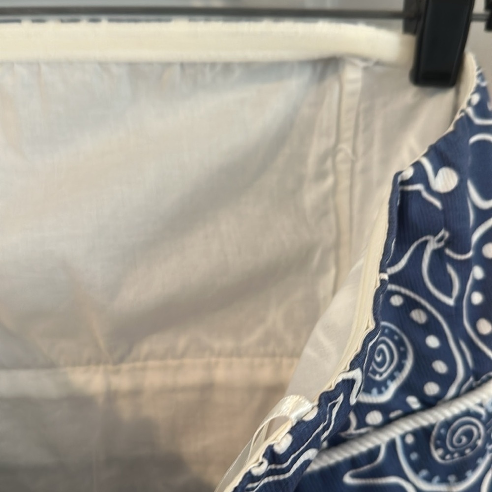 Women’s Vineyard Vines Strapless Navy & White Carolyn Nautical Starfish Dress - Picture 5 of 6